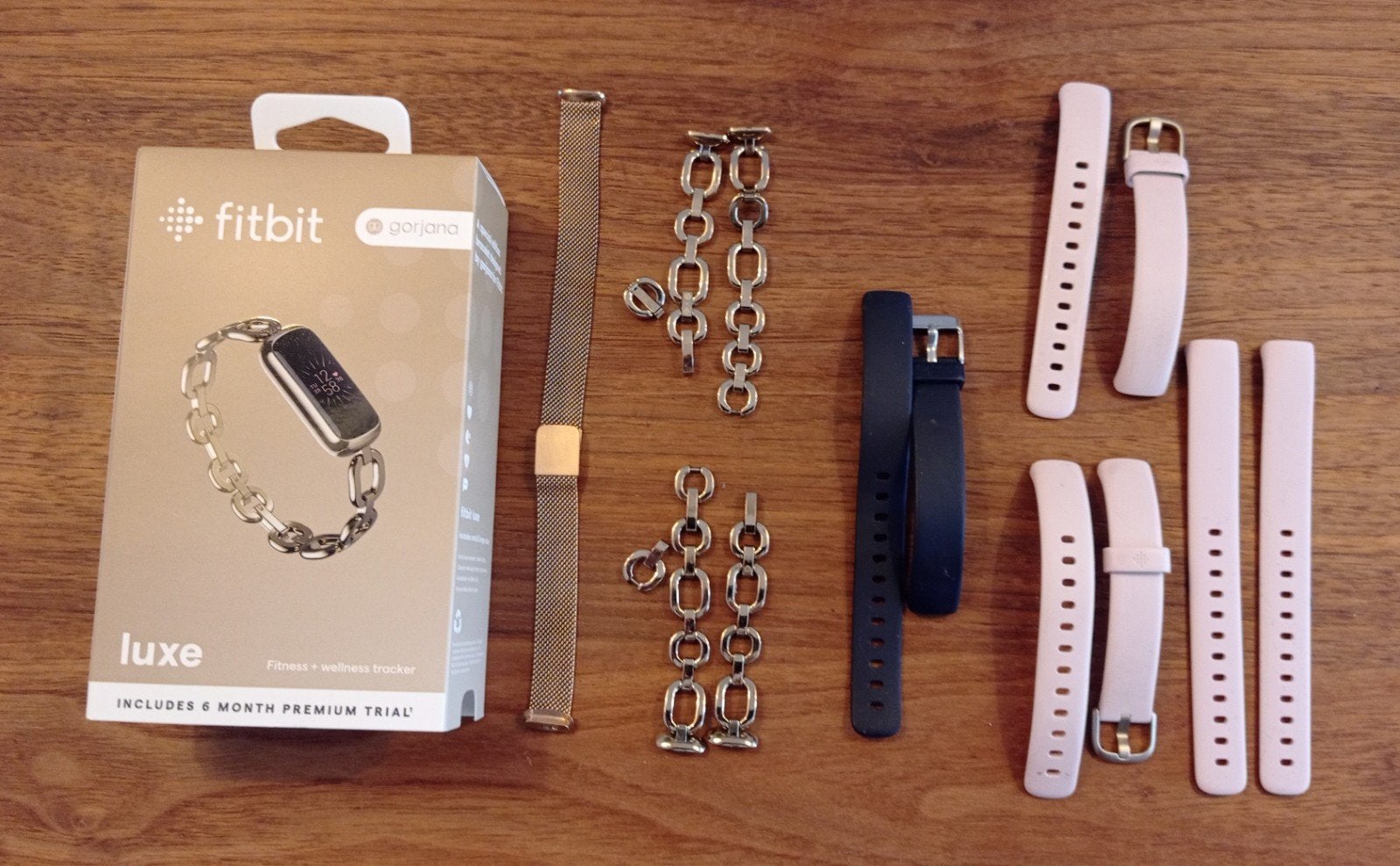 Horlogebandjes voor Fitbit Luxe Gorjana Special Edition, Ophalen, Gebruikt, Roze