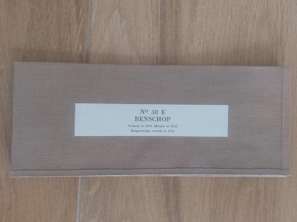 38E Benschop Ameide Tienhoven Lopik Willeskop Stafkaart 1958, Boeken, Topografische Dienst Nederland, Ophalen of Verzenden, 1800 tot 2000