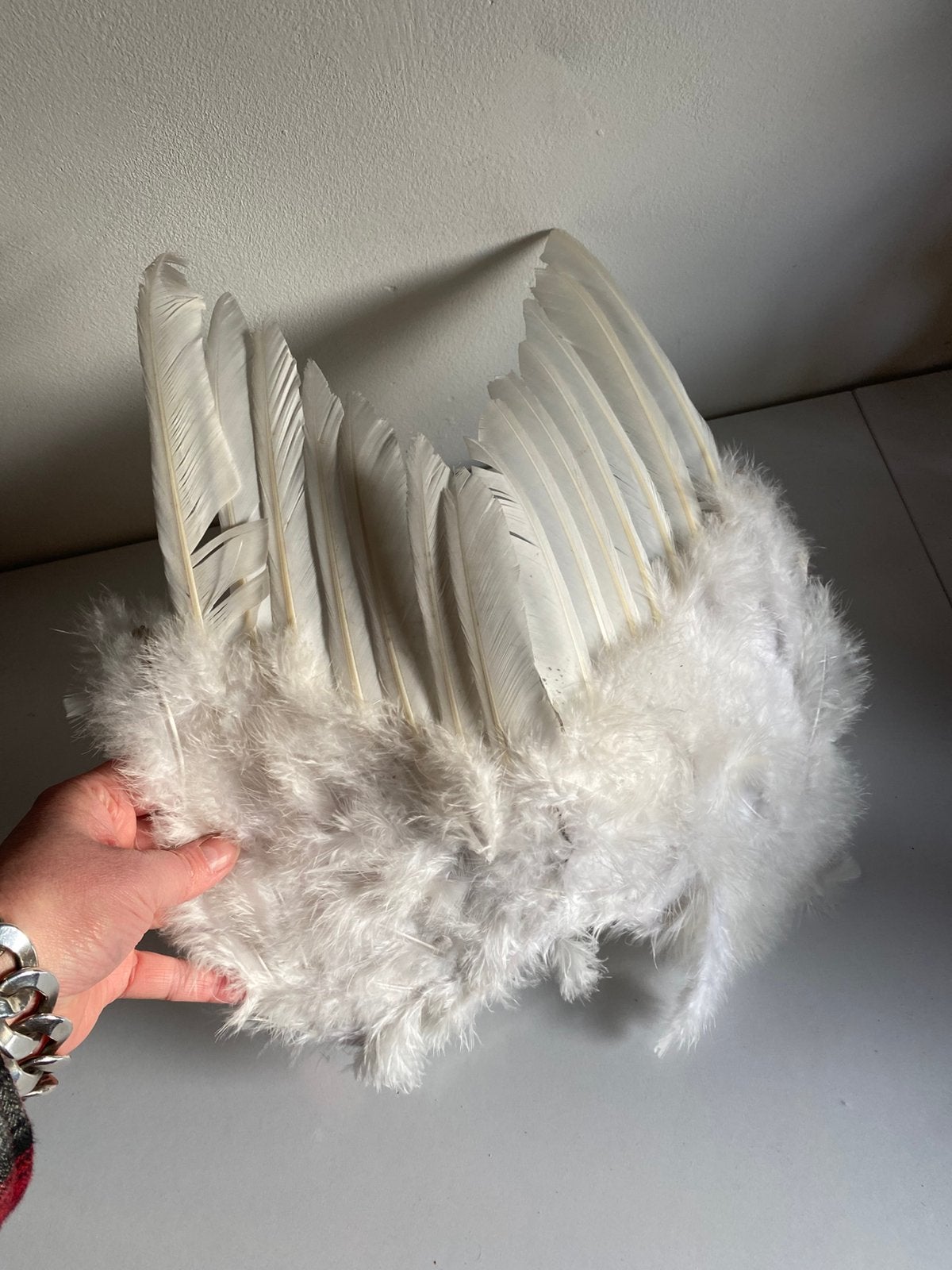 Angel wings zwanen veren, Ophalen of Verzenden, Kostuum, Fantasy