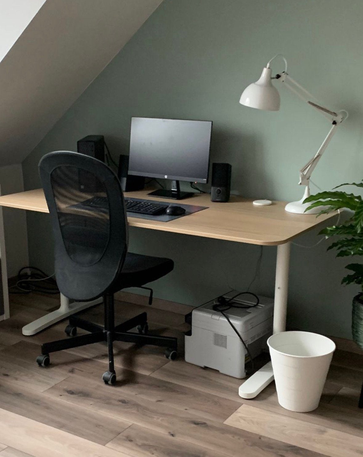 Ikea bureau zonder stoel, Ophalen, Gebruikt, 180 cm, Spaanplaat of MDF