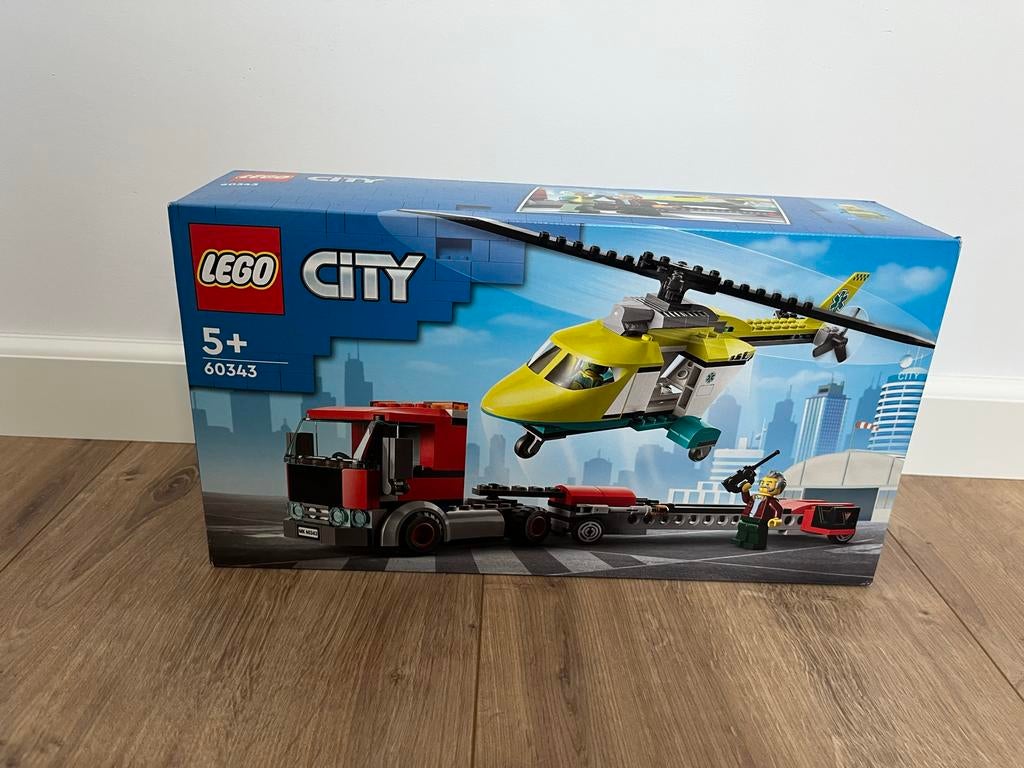 Lego City 60343 - Ambulance helikopter transport - NIEUW, Ophalen of Verzenden, Nieuw, Complete set, Lego