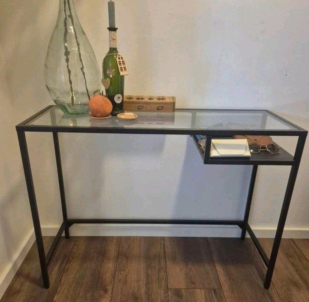ZSM weg: IKEA Vittsjö bureau - ophalen Zwolle centrum, Ophalen, Zo goed als nieuw, Rechthoekig, Glas