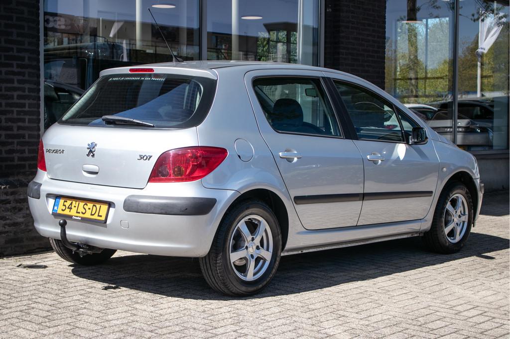 Peugeot 307 1.6-16V XT | LMV | Cruise | Clima | (bj 2003), Stof, Gebruikt, Zwart, 610 kg