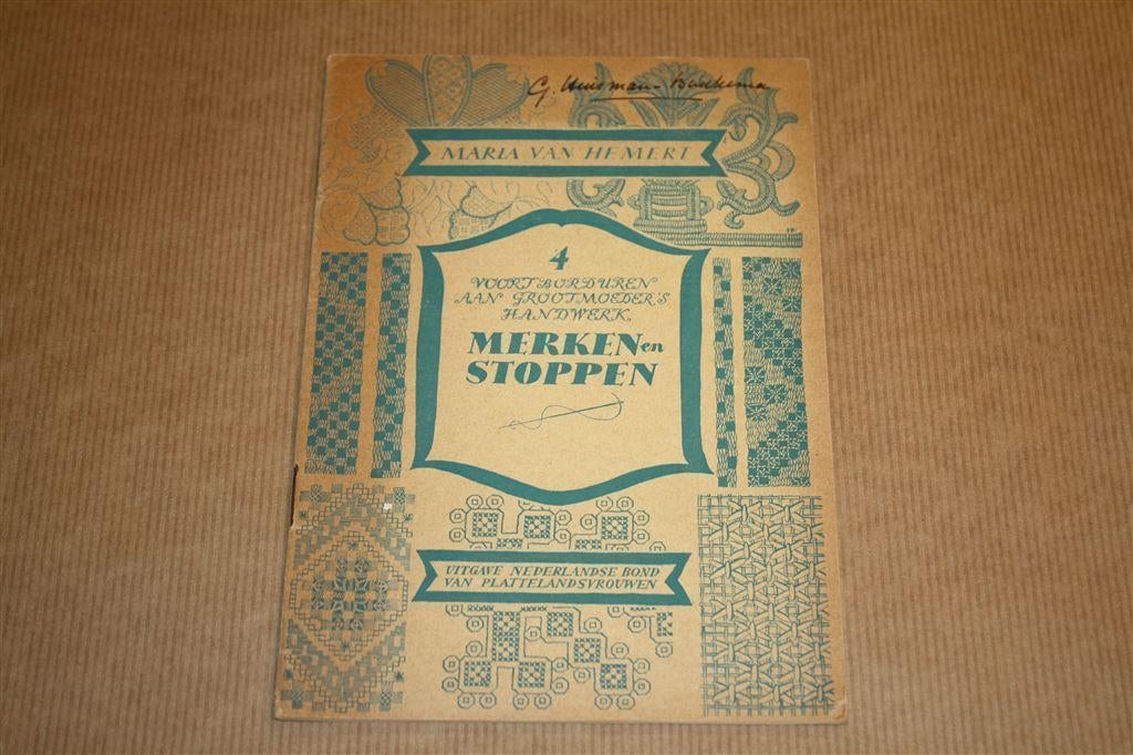 Handleiding Merken en Stoppen - Plattelandsvrouwen 1950 !!, Ophalen of Verzenden, Zo goed als nieuw