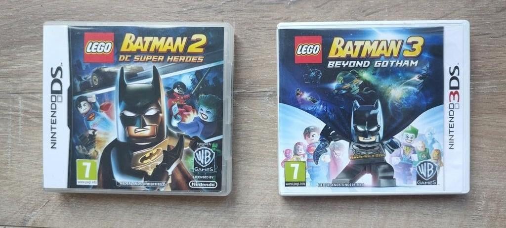 Lego Batman 2 (DS) en Lego Batman 3 (3DS), Avontuur en Actie, Gebruikt, 1 speler, Ophalen of Verzenden