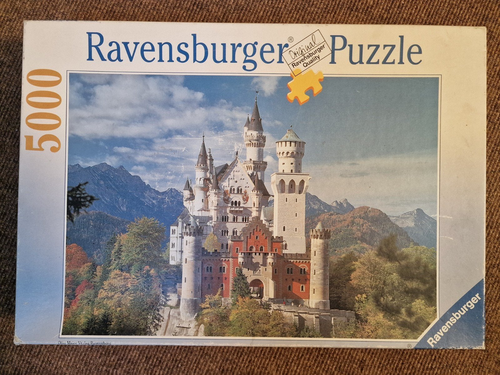 Ravensburger Legpuzzel Neuschwanstein 5000 stukjes, Ophalen of Verzenden, Meer dan 1500 stukjes, Gebruikt, Legpuzzel