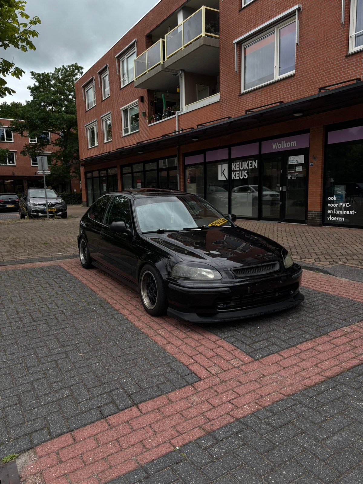 Ek3 Turbo Civic | Honda Civic, Auto's, Honda, 1493 cc, 40 €/maand, 4 cilinders, Zwart