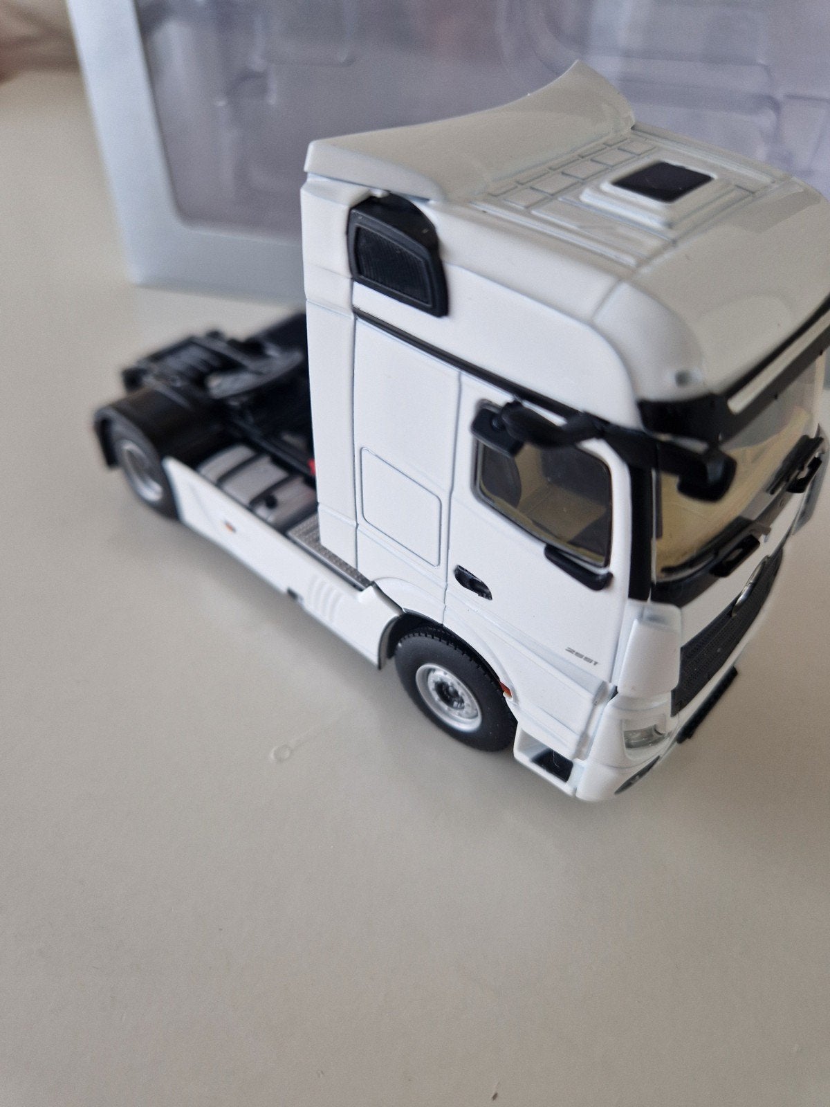 wsi Mercedes Actros MP5 wit, Hobby en Vrije tijd, Ophalen of Verzenden, Zo goed als nieuw, Bus of Vrachtwagen, Wsi