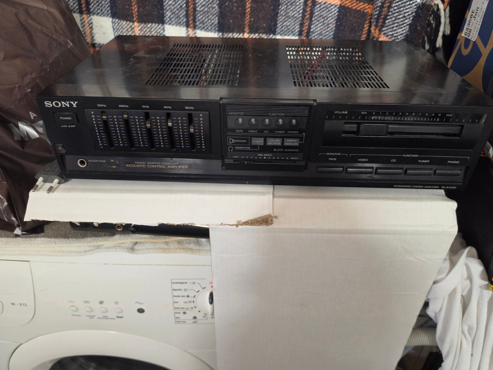 Sony TA-A400 Geïntegreerde Stereo Versterker, Gebruikt, Ophalen of Verzenden, 60 tot 120 watt, Sony
