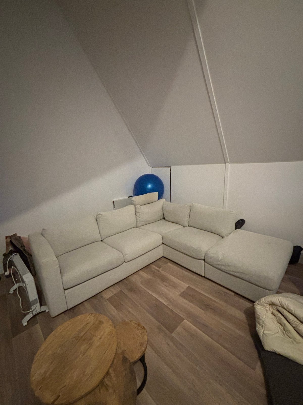 Ikea Hoekbank met opbergruimte, 250 tot 300 cm, Gebruikt, 100 tot 125 cm, Hoekbank