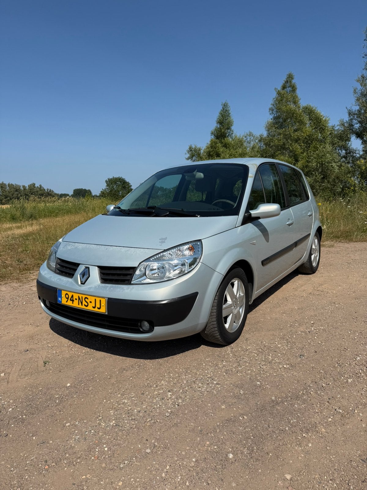 Renault Scénic 1.6 16V 83KW Autbas Euro3 2004 Grijs, Auto's, Voorwielaandrijving, 1295 kg, 4 cilinders, 113 pk