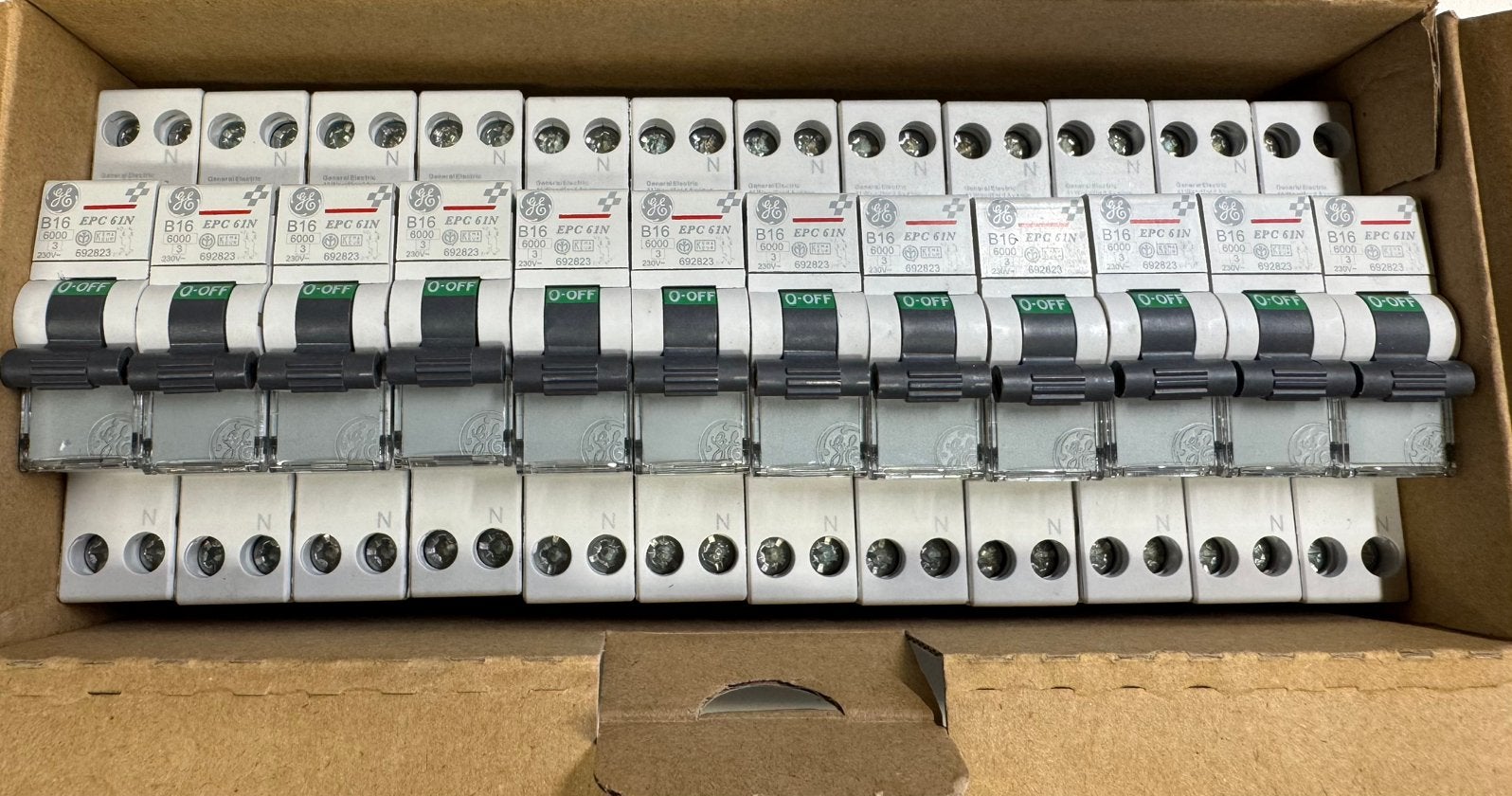 GE EPC61N B16 1P+N Installatie automaat Nieuw 6kA, Ophalen of Verzenden, Nieuw, Installatieautomaat