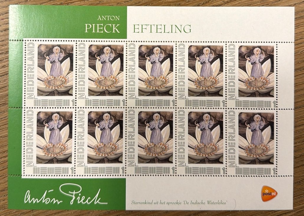 Postzegels pf. Anton Pieck. Efteling, Ophalen of Verzenden, Na 1940, Postfris