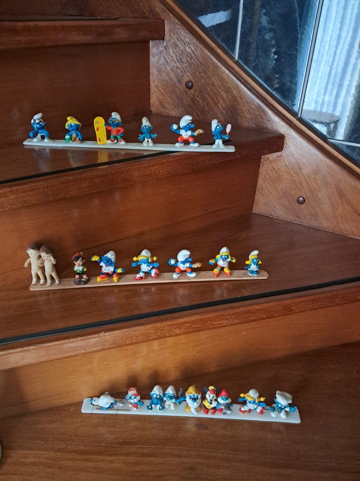 Verzameling  van 20vintage collectie Smurfen in goede staat, Verzamelen, Smurfen, Ophalen of Verzenden, Zo goed als nieuw