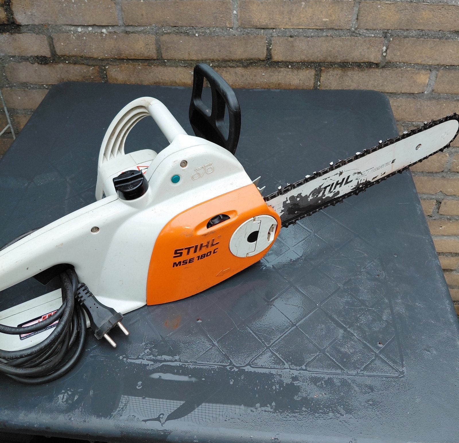 elc.  kettingzaag   STIHL, Ophalen, Benzine