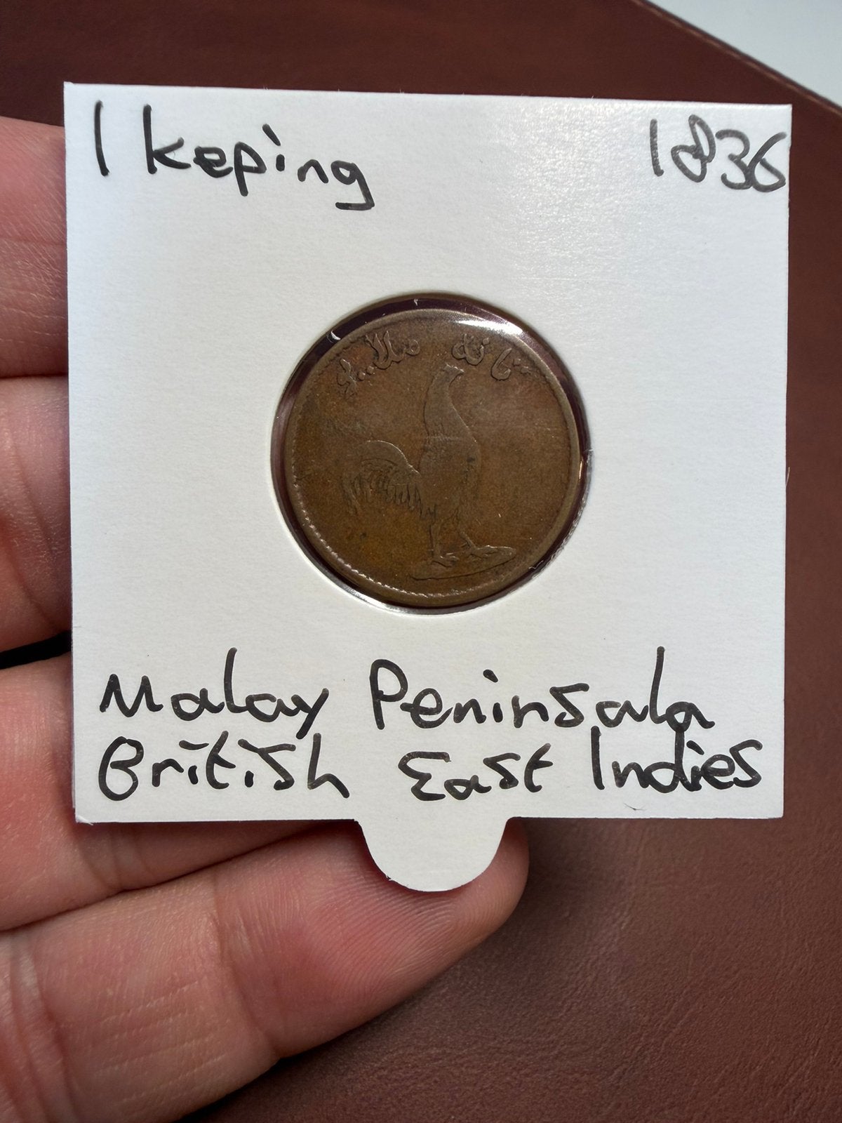 Straits Settlements / Brits Oost-Indië – 1 Keping 1836, Verzenden