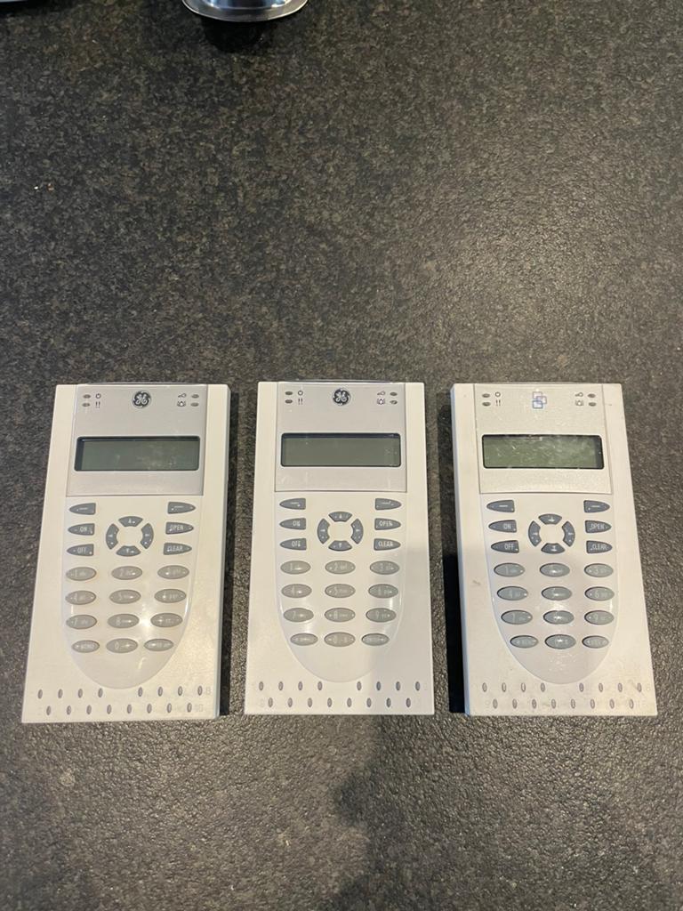 3x GE Security ATS1115 Bedienpaneel voor alarmsysteem, Ophalen of Verzenden, Gebruikt, Overige typen, Overige soorten