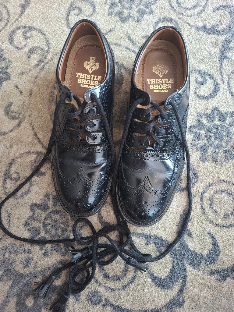Thistle Shoes Nette Schoenen Zwart, Zwart, Ophalen of Verzenden, Veterschoenen, Gedragen