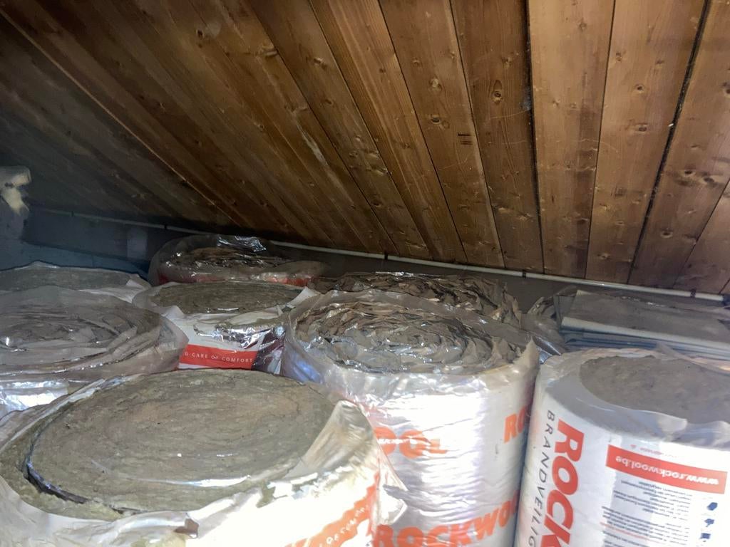 Rockwool Steenwol Isolatie Dekens - Diverse Rollen, Doe-het-zelf en Verbouw, Isolatie en Afdichting, Zo goed als nieuw, Vloerisolatie