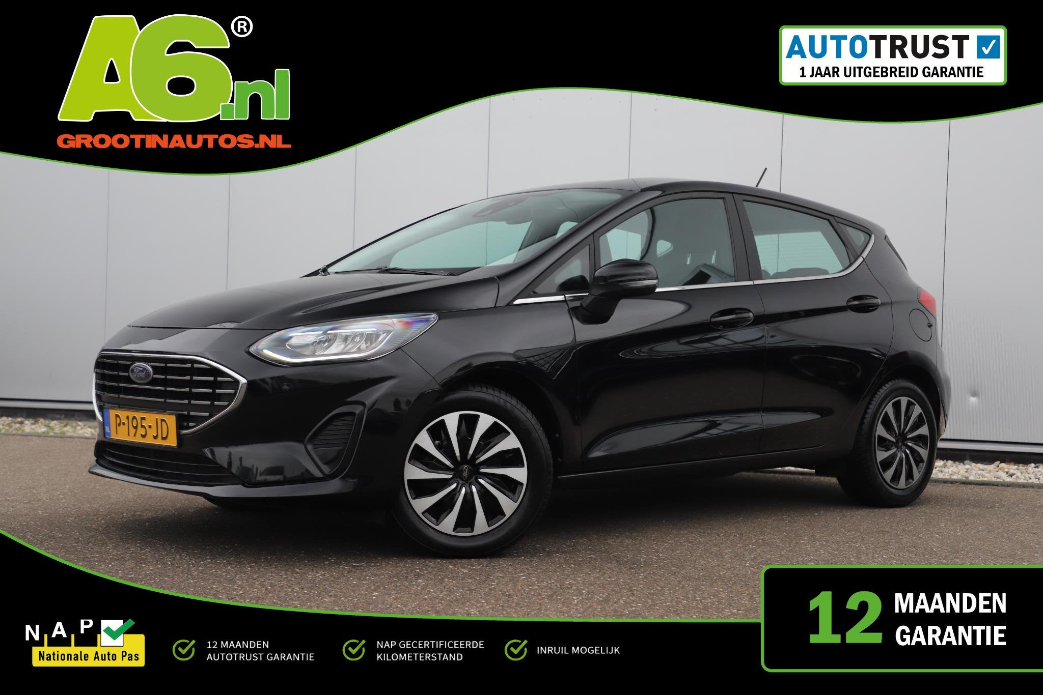 Ford Fiesta 1.0 EcoBoost Hybrid Titanium 125PK Carplay Andro