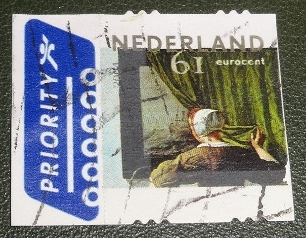 Gabriël Metsu - Priority - 2246 - 2004 - PNe01-10, Verzenden, Na 1940, Gestempeld