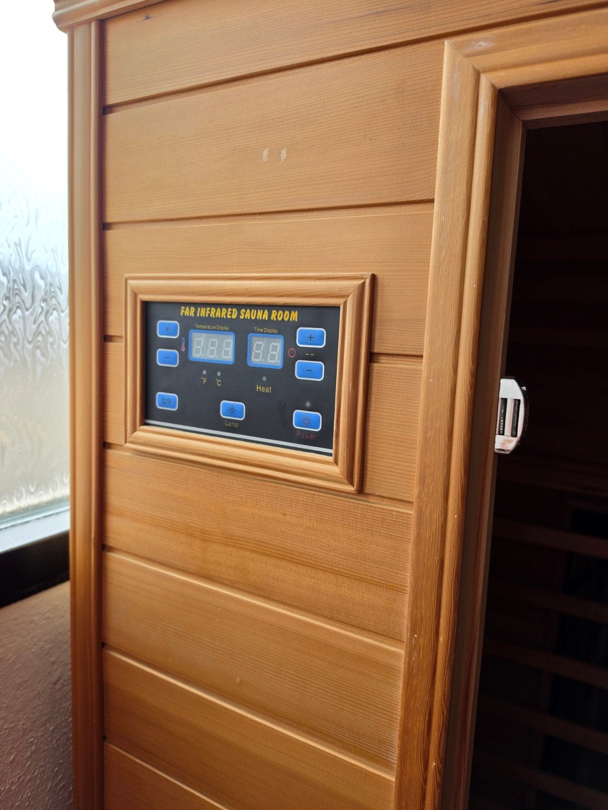 sauna, Sport en Fitness, Sauna, Ophalen, Gebruikt, Infrarood, Complete sauna