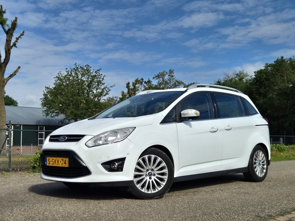 Ford Grand C-Max 1.0 Titanium 7p. Volledige motorrevisie + d, Auto's, Ford, Bedrijf, Te koop, Grand C-Max, ABS, Airbags, Airconditioning