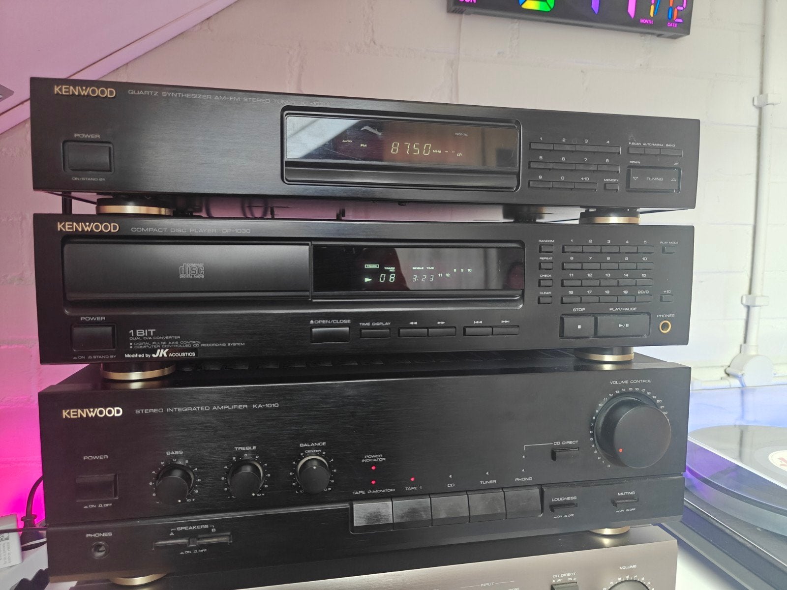 Kenwood Stereo Set: Versterker, CD-speler, Tuner, Overige merken, Gebruikt, Tuner of Radio, Losse componenten