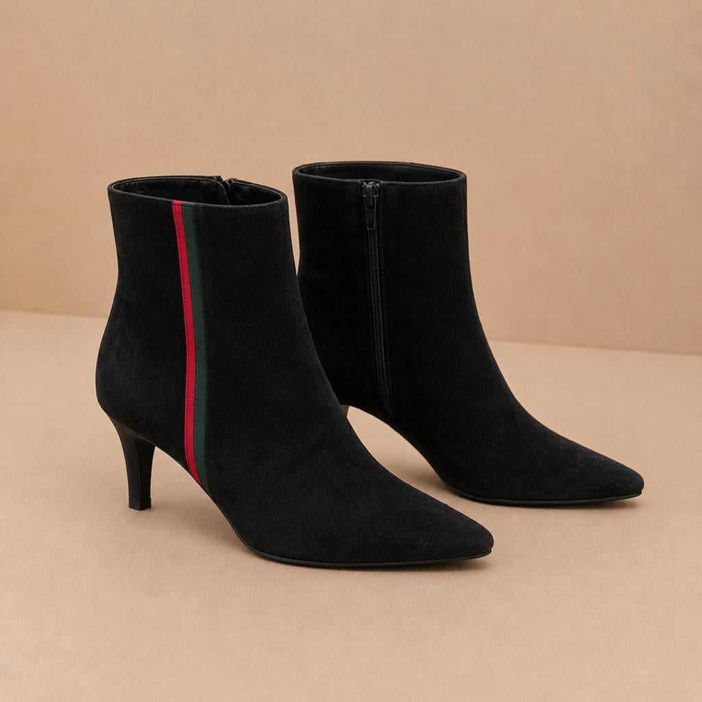 Dungelmann zwarte enkellaarsjes met hak, Kleding | Dames, Schoenen, Zwart, Lage of Enkellaarzen, Ophalen of Verzenden, Zo goed als nieuw