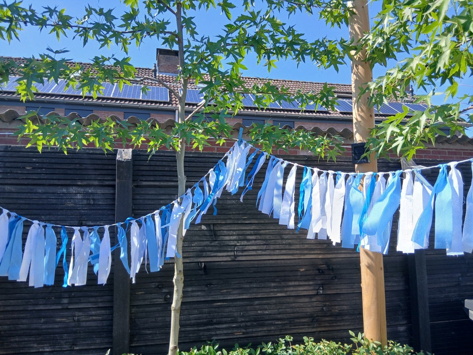 Prachtige ibizaslinger,  ruim 3 meter, Ophalen of Verzenden, Nieuw, Versiering, Geboorte of Huwelijk
