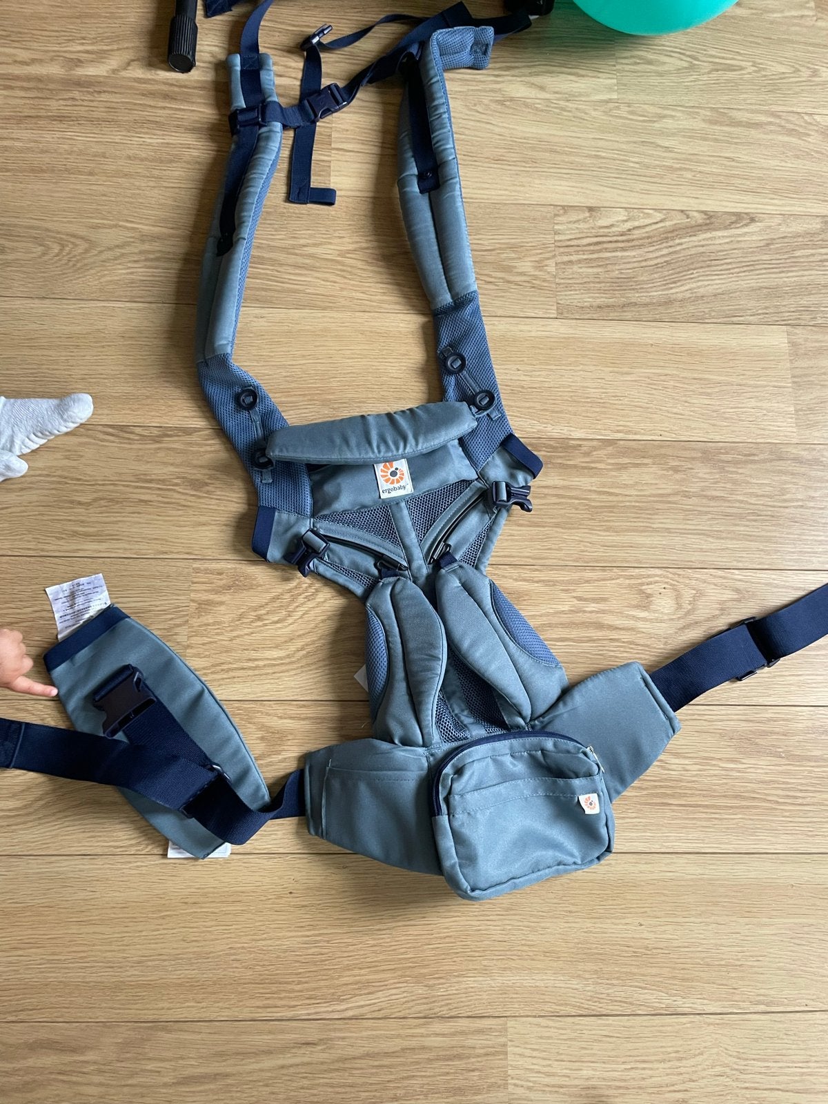 Ergobaby Omni 360 Cool Air Draagzak, Kinderen en Baby's, Babydragers en Draagdoeken, Zo goed als nieuw, Buik, Rug of Zij, Draagzak