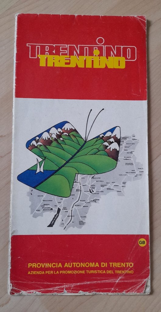 AUTOKAART TRENTINO, Ophalen of Verzenden, Gelezen
