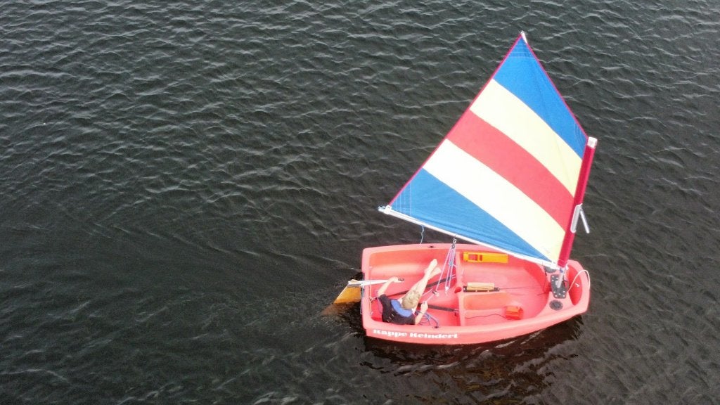 Optimist zeilboot, zeer compleet, Ophalen, Gebruikt, Overige typen, Minder dan 15 m²