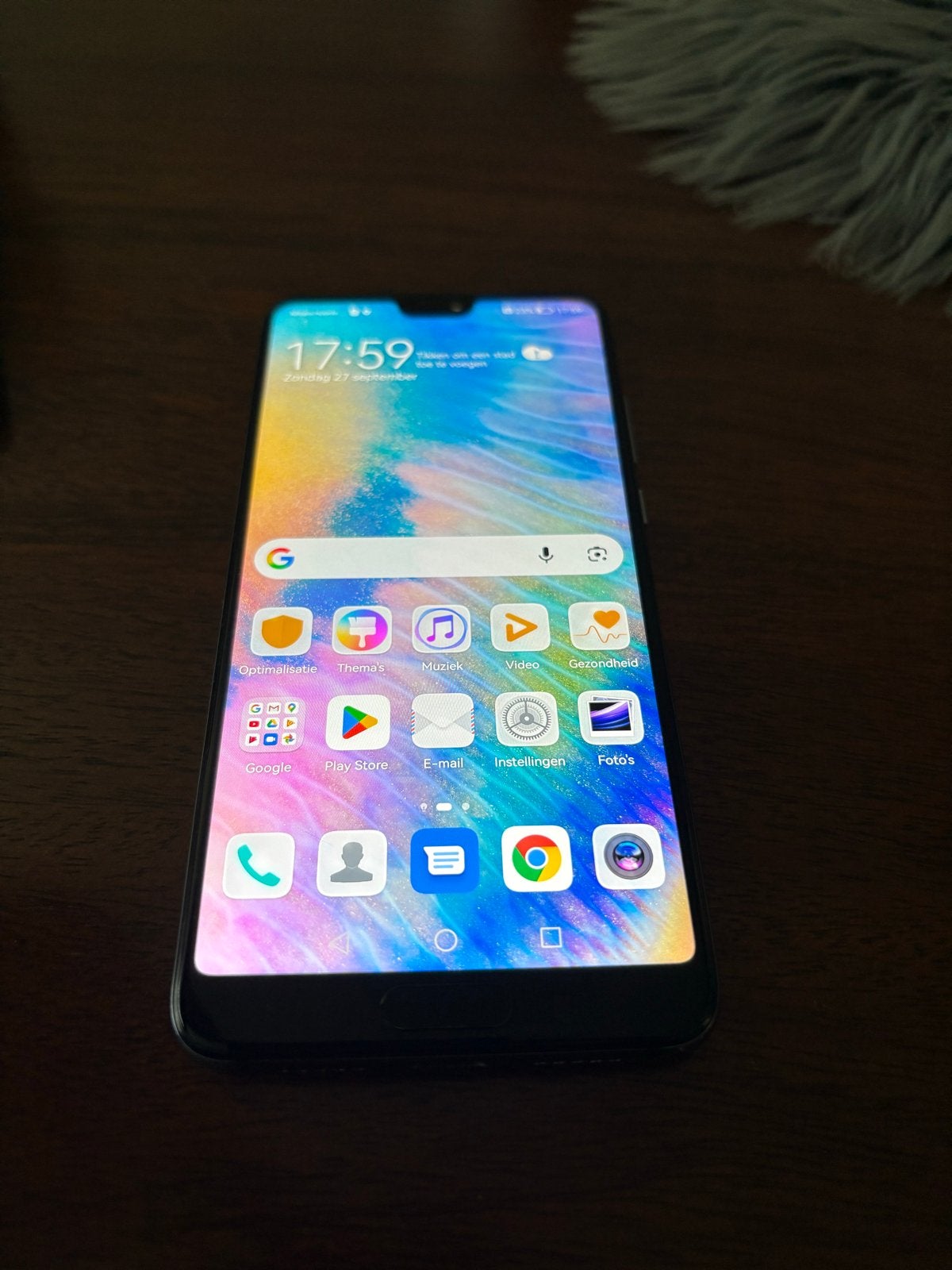 Huawei P20 EML-L09 - 128GB - Uitstekende staat, Blauw, Touchscreen, Ophalen of Verzenden, Zo goed als nieuw