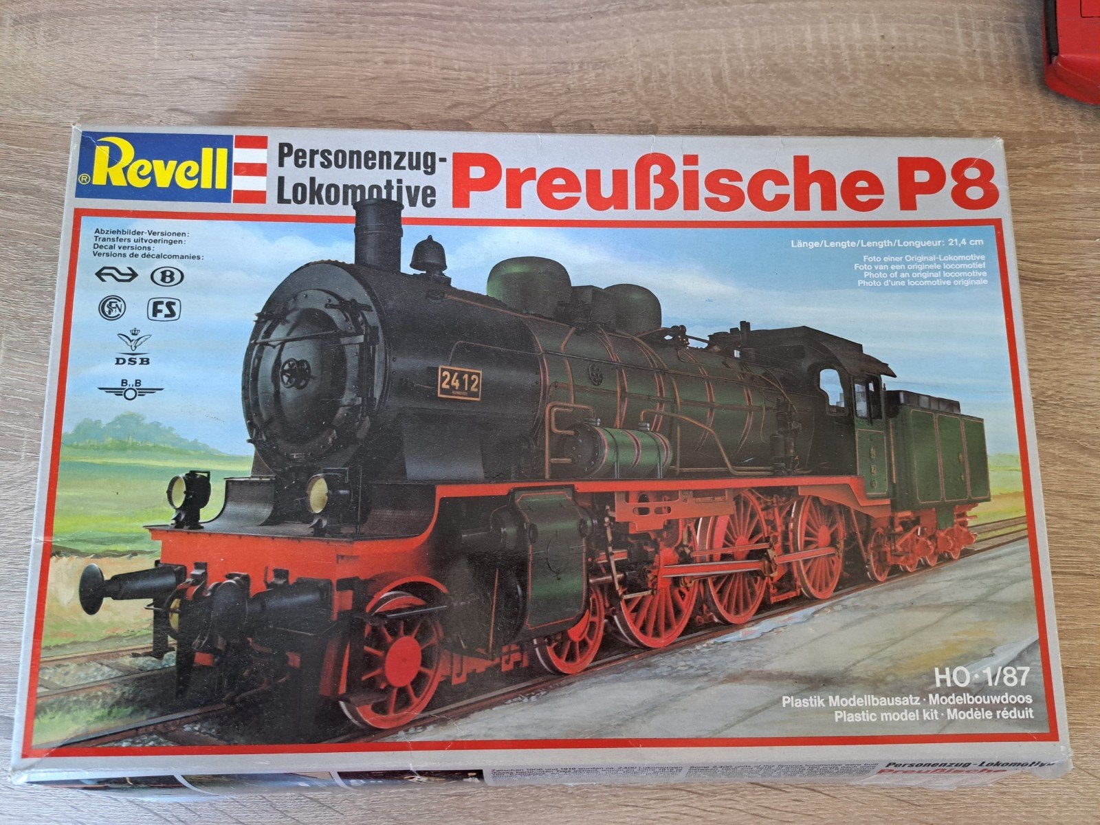Pruissische P8 stoomlocomotief modelbouw, Ophalen of Verzenden, Zo goed als nieuw, Overige typen, Revell