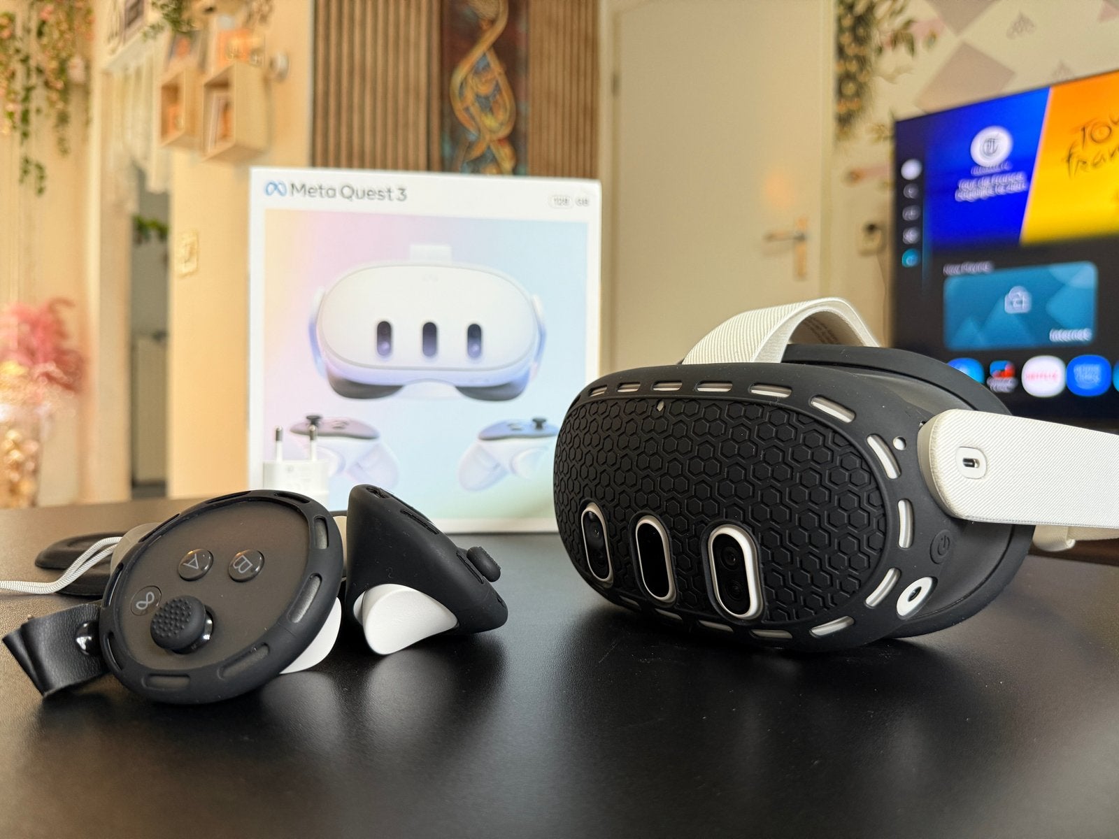 Meta Quest 3 VR-bril 128GB - Zo goed als nieuw, Spelcomputers en Games, Ophalen of Verzenden, Zo goed als nieuw, VR-bril, Overige platformen