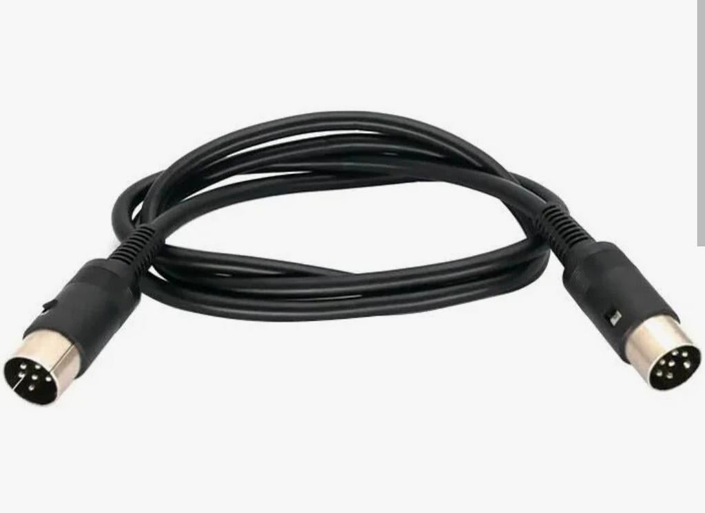 Commodore 64 / 128 6-polige DIN kabel 1 meter IEC floppy kab, Ophalen of Verzenden, Nieuw, Minder dan 2 meter, Overige kabels