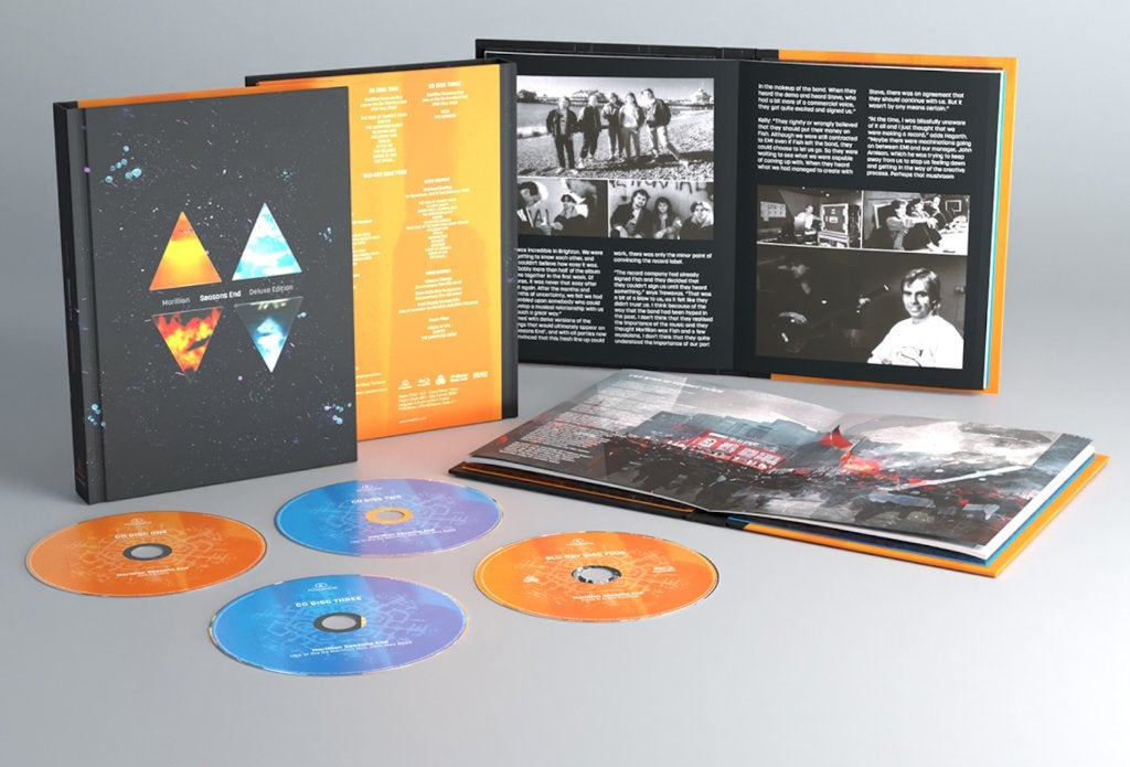 3Cd+BRDvd Marillion Seasons End Deluxe NIEUW, Boxset, Ophalen of Verzenden, Nieuw in verpakking, Progressive Rock