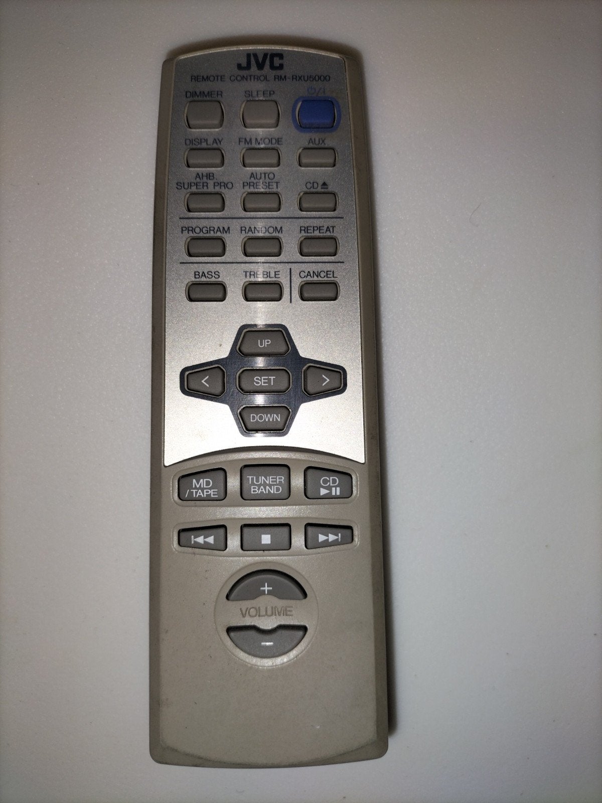 Originele JVC RM-RXU5000 Afstandsbediening voor Microset, Ophalen of Verzenden, Gebruikt, Origineel, Receiver of Versterker