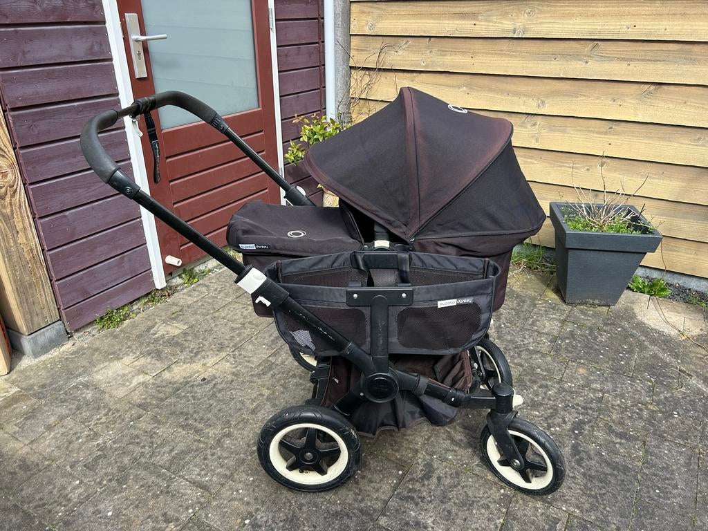 Bugaboo Donkey Duo kinderwagen - Compleet en veelzijdig, Gebruikt, Ophalen of Verzenden, Combiwagen, Duowagen