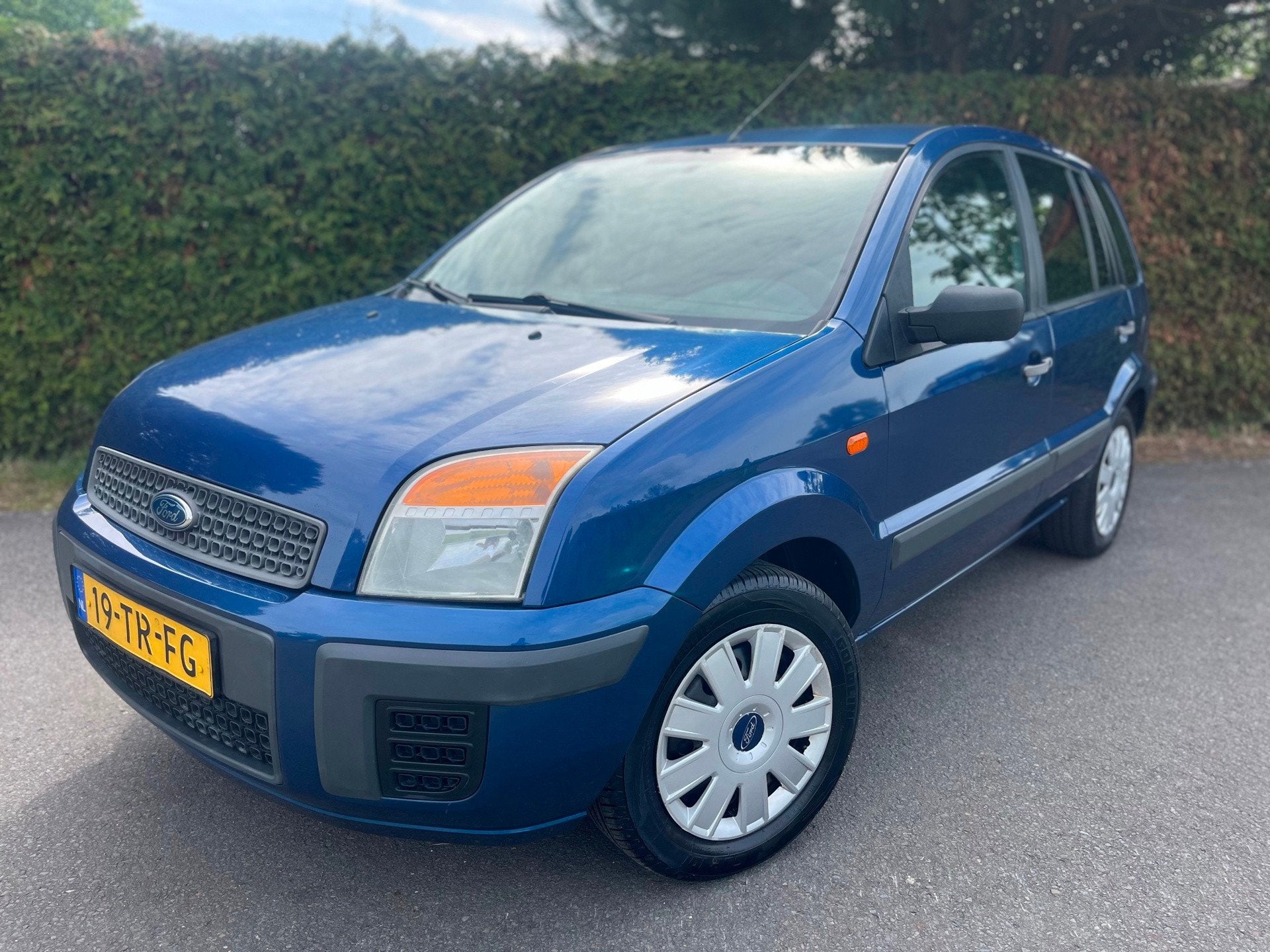 Ford Fusion 1.4-16V Champion AIRCO NIEUWE-APK HOGE-INSTAP KO, Voorwielaandrijving, 15 km/l, Gebruikt, Blauw
