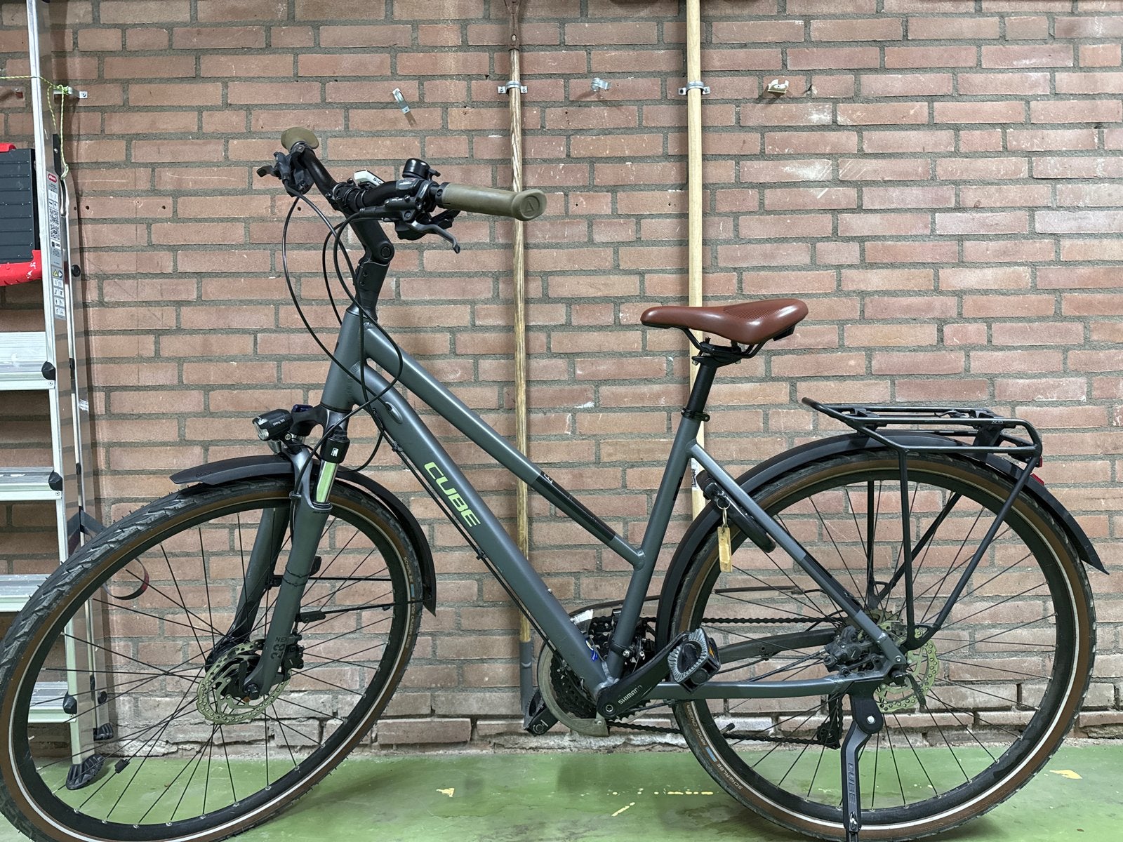 Zeer goede Cube fiets, mt 50, Versnellingen, Zo goed als nieuw, 50 tot 53 cm, Schijfrem