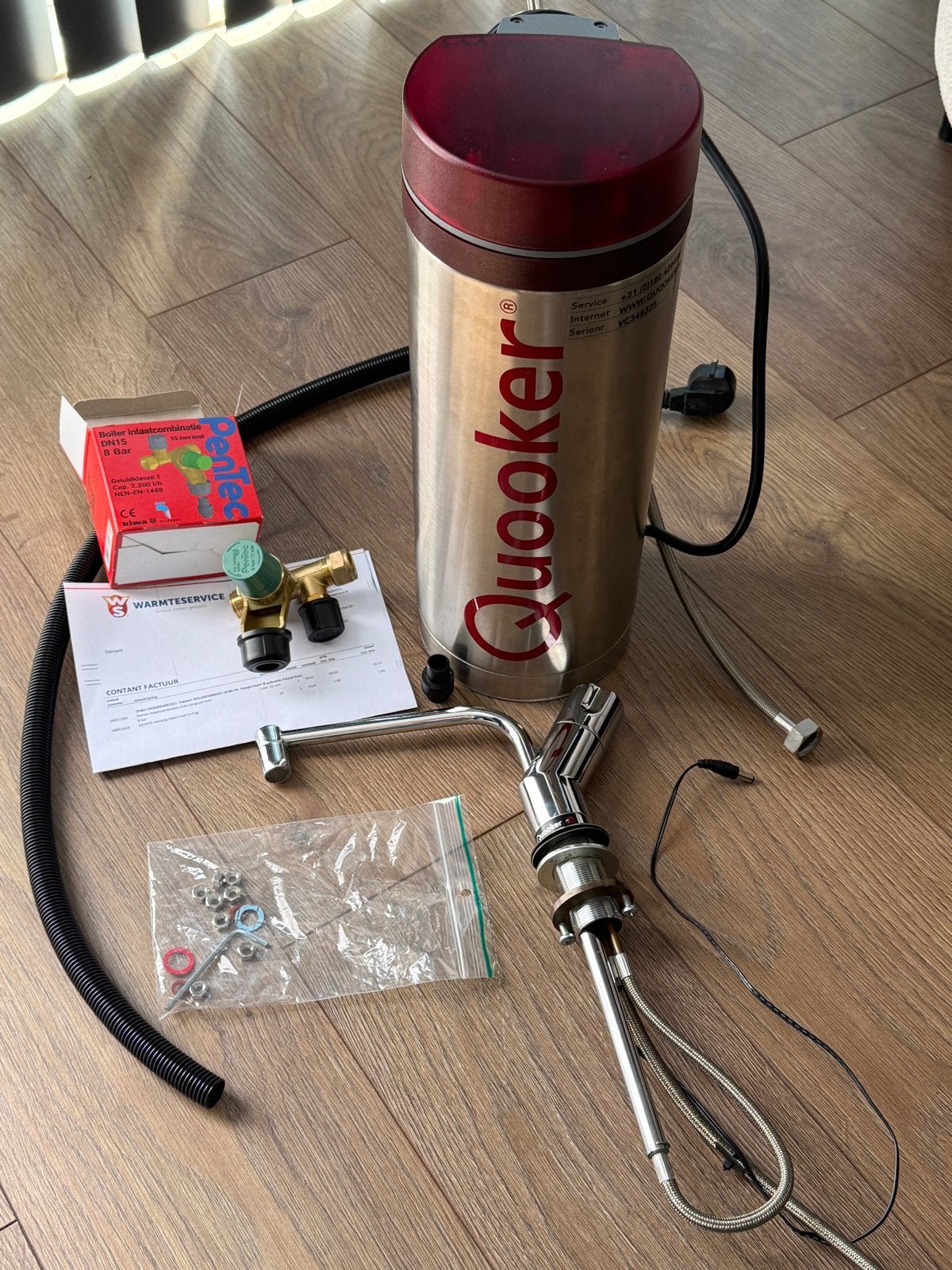 Quooker Pro3-VAQ Kokendwaterkraan met reservoir, Ophalen, Zo goed als nieuw