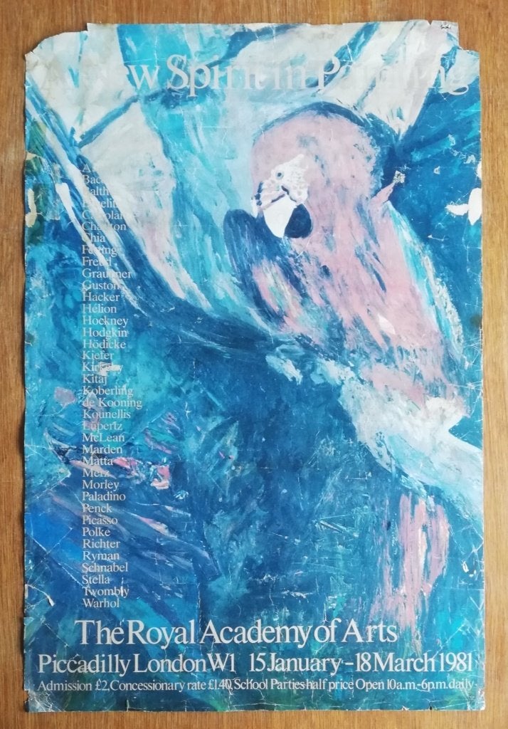 Poster A New Spirit in Painting - The Royal Academy of Arts, Ophalen of Verzenden, A1 t/m A3, Film en Tv, Rechthoekig Staand