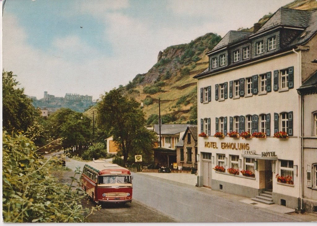 Duitsland, St Goarshausen met autobus Mercedes O312H, Ophalen of Verzenden, 1960 tot 1980, Ongelopen, Duitsland