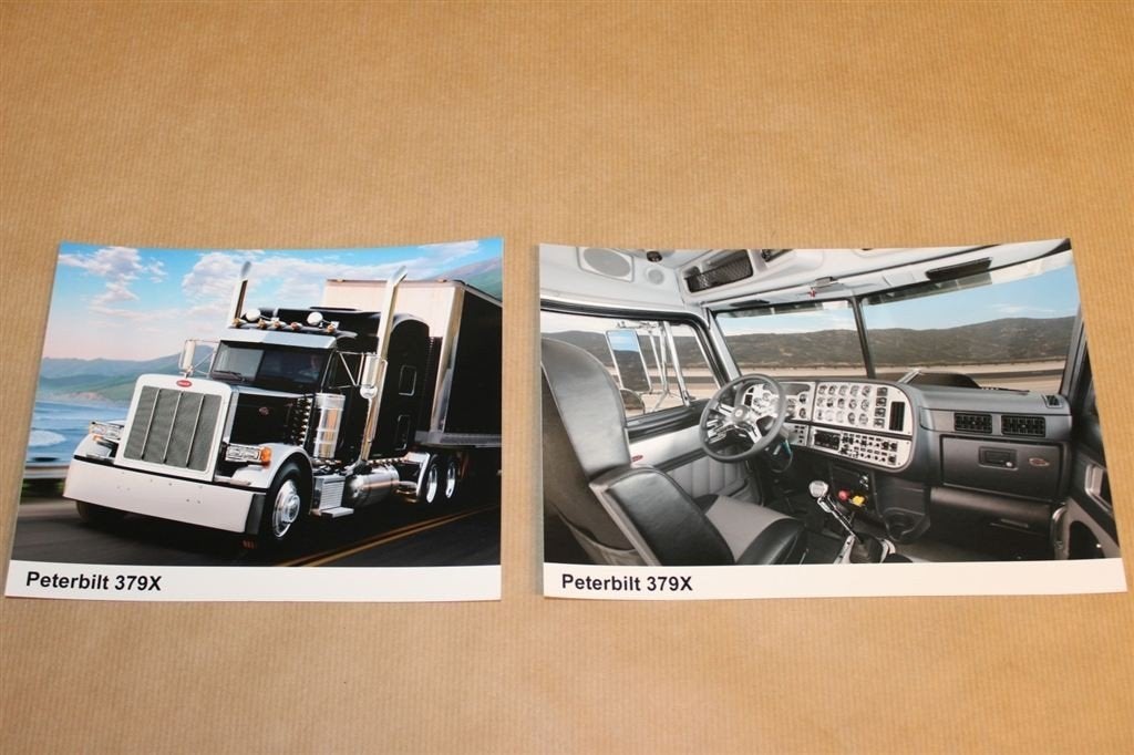 2 reclamefoto's Peterbilt truck - Ca 1985, Ophalen of Verzenden, Zo goed als nieuw, Tractor en Landbouw