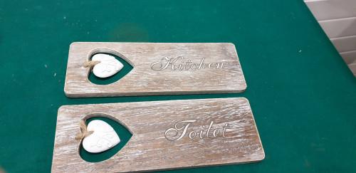 -	bordjes toilet en keuken, Ophalen of Verzenden, 'T Olde Gre-j, Info@toldegrej.nl, Endepoelstraat 20f Didam
