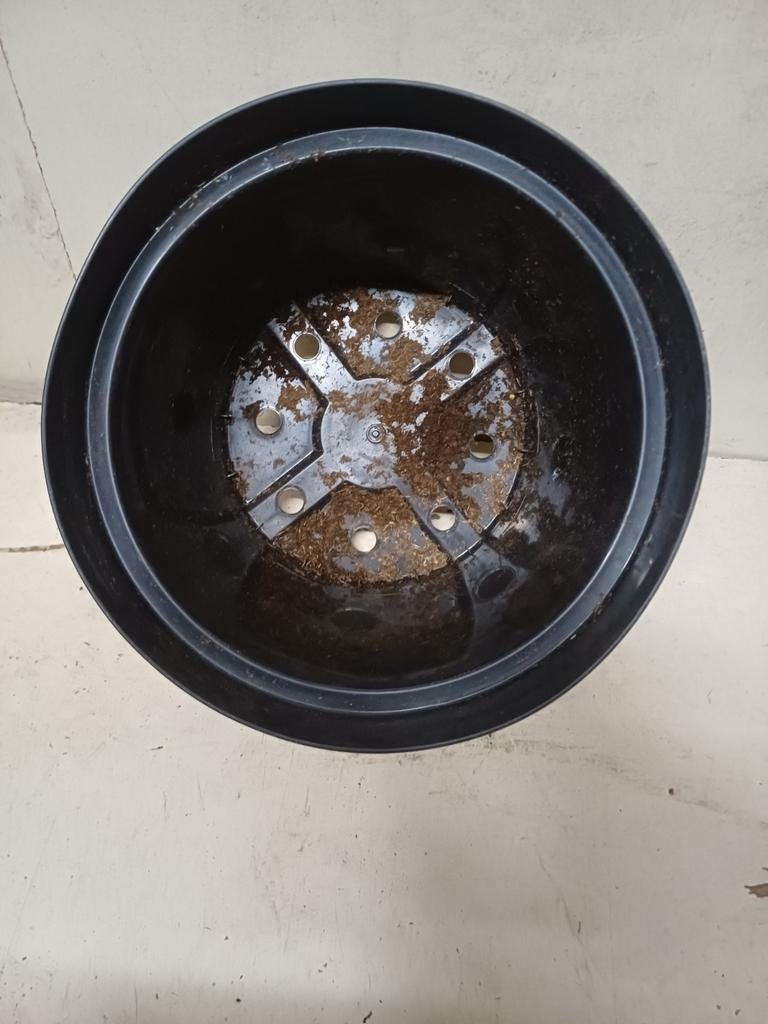Kweekpotten plantenpotten bloempotten 10 liter, Tuin en Terras, Kunststof, Gebruikt, Minder dan 30 cm, Rond
