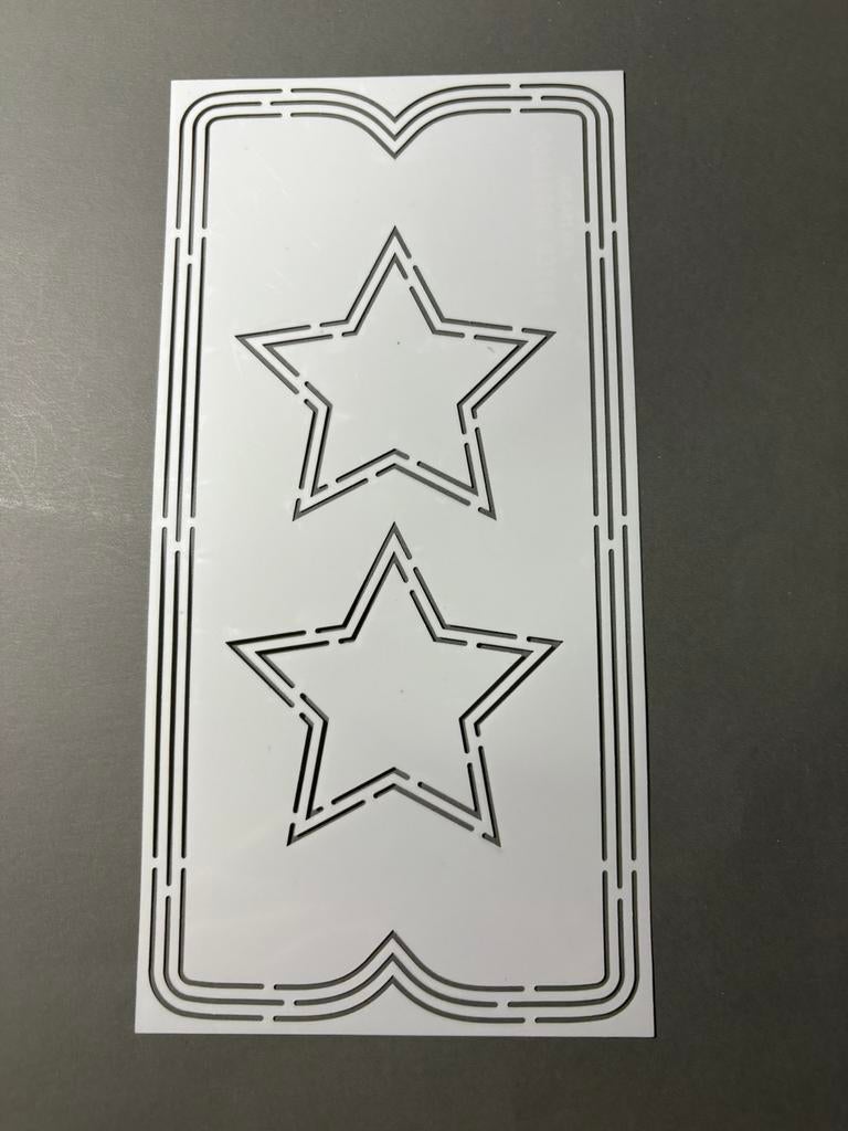 Ddbd dutch doobadoo teken stencil / mal 142, Ophalen of Verzenden, Zo goed als nieuw, Overige thema's, Pons of Mal