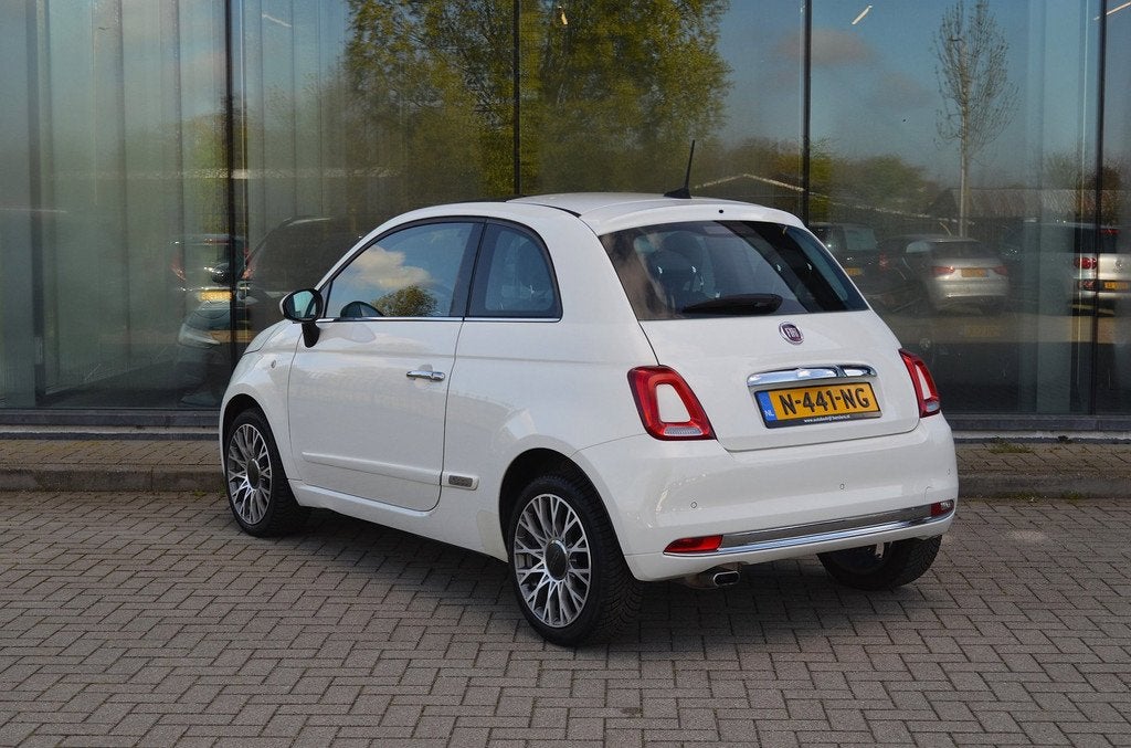 Fiat 500 C 1.2 Young | Pano | Cruise | Navi | Bluetooth, Auto's, Fiat, Voorwielaandrijving, Gebruikt, 4 stoelen, Wit